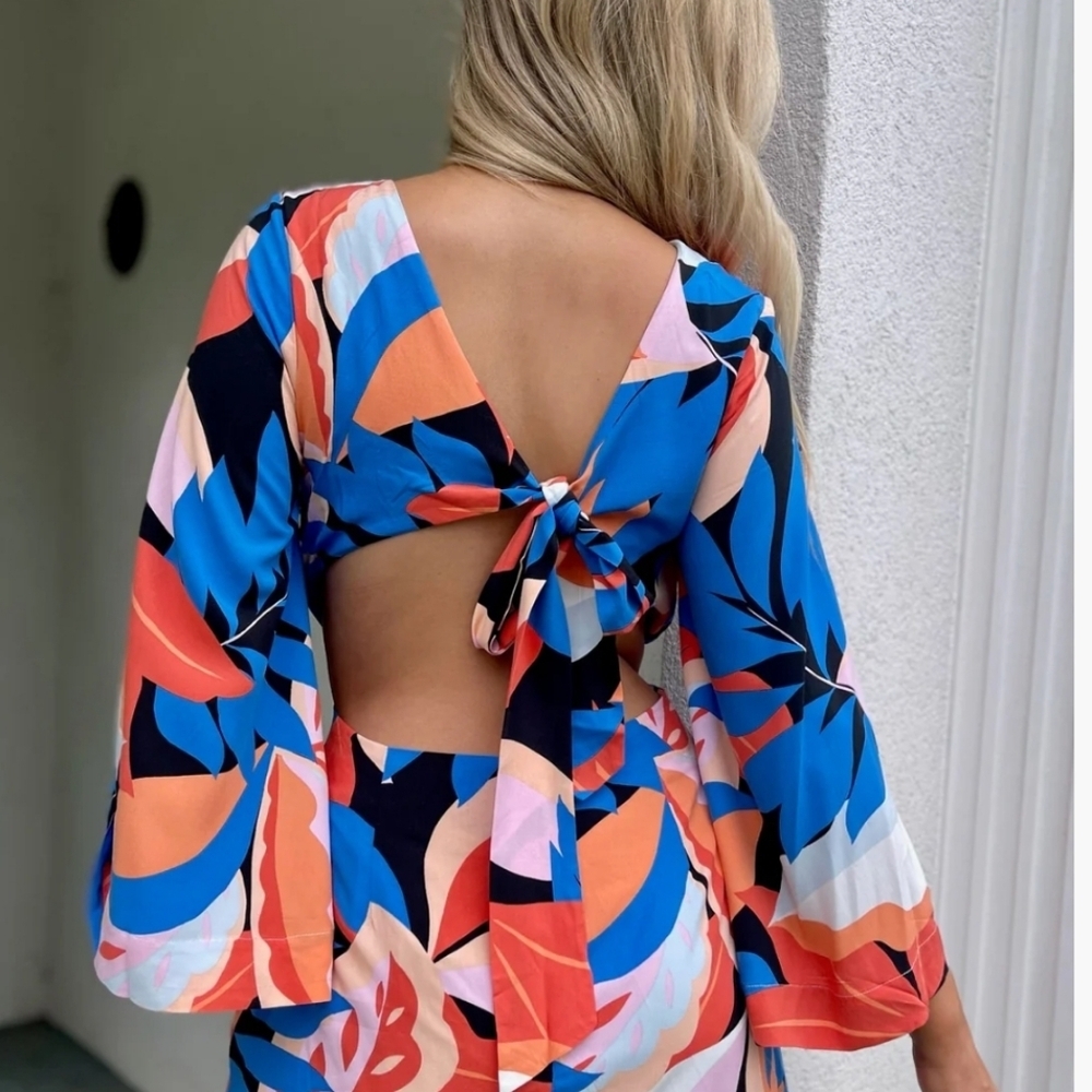 NWT MinkPink 'Lukas' Tropical Mini Dress